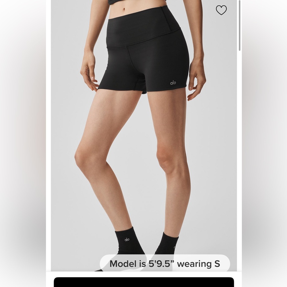 ALO Yoga 3" Alosoft High-Waist
Carefree Short - Black-XS-NWT